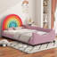 Lit de jour simple rembourré Rainbow