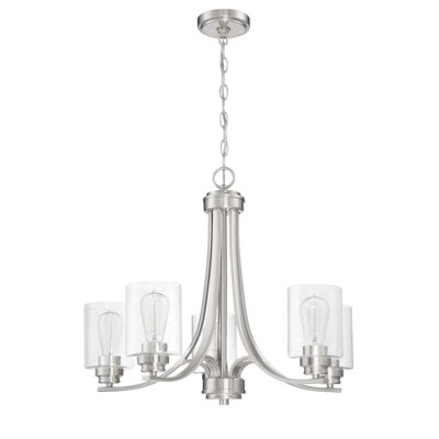 5 - Light Dimmable Empire Chandelier