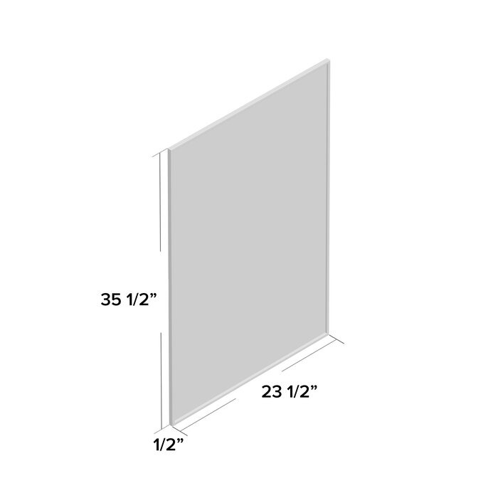 Glasgow Rectangle Metal Wall Mirror & Reviews | AllModern