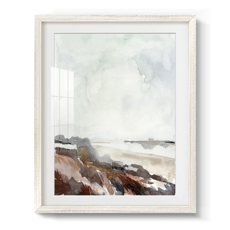 Villy - Toile tendue avec châssis, H 28,5 po x l 20,5 po, Blanc