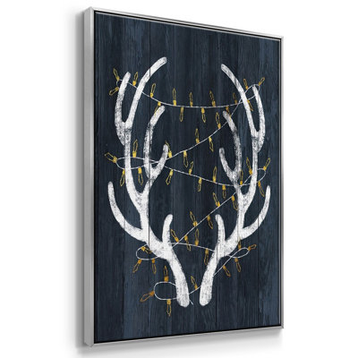 Bois et lumières encadré sur toile