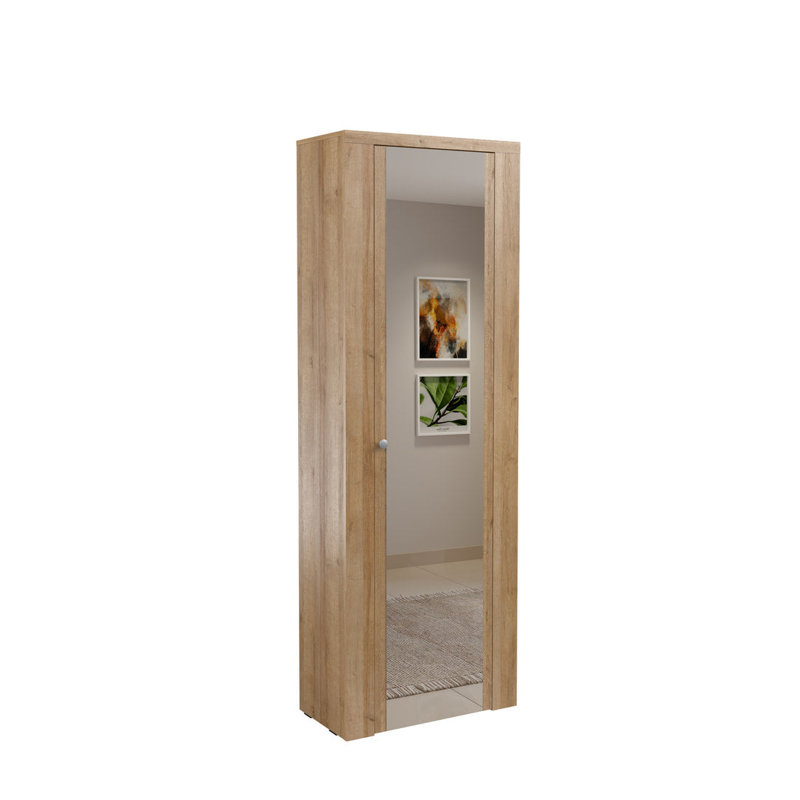 Stearl Manufactured Wood Wardrobe, Oak Riviera