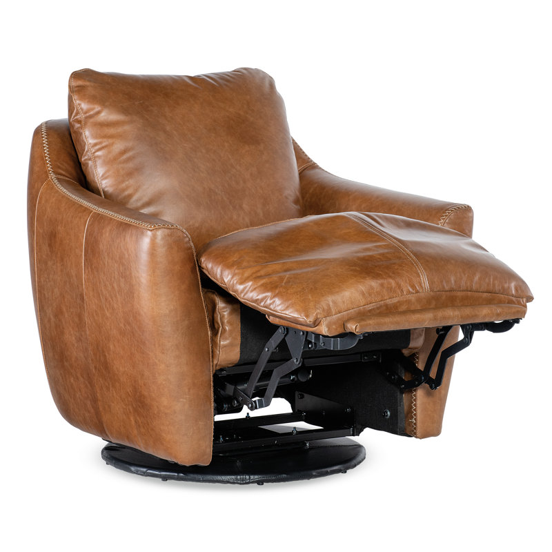 Beau Leather Swivel Recliner