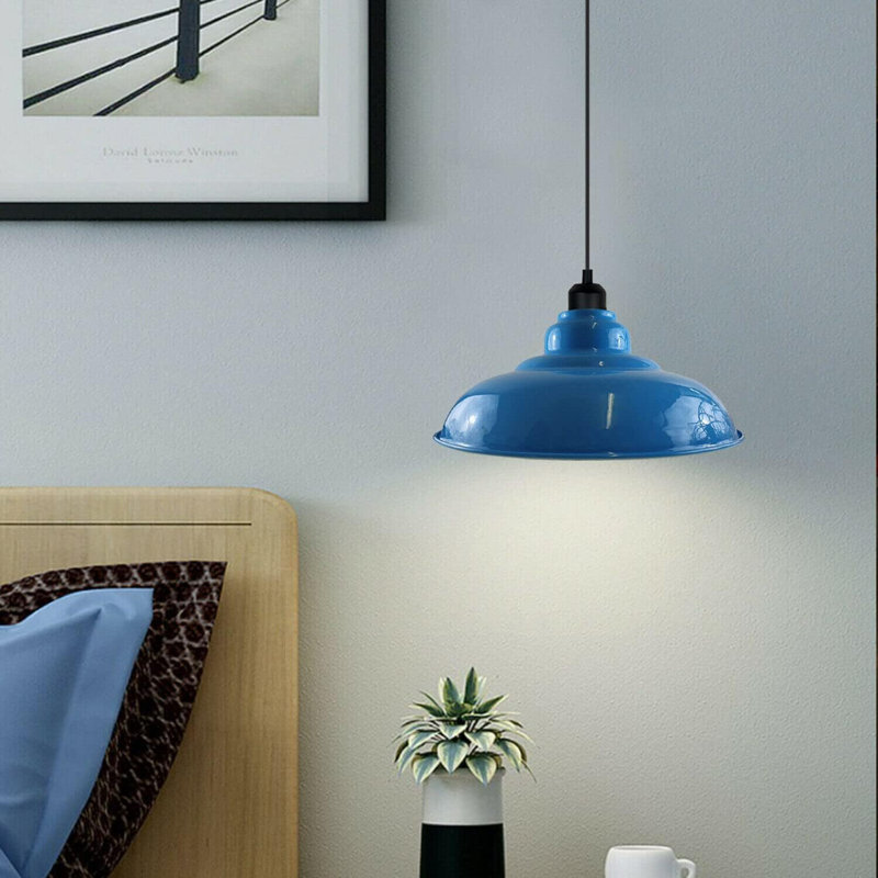Phoibos 1 - Light Dome Pendant, Blue