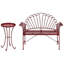 Bistro Set CAVINIA Metal Green-919657428