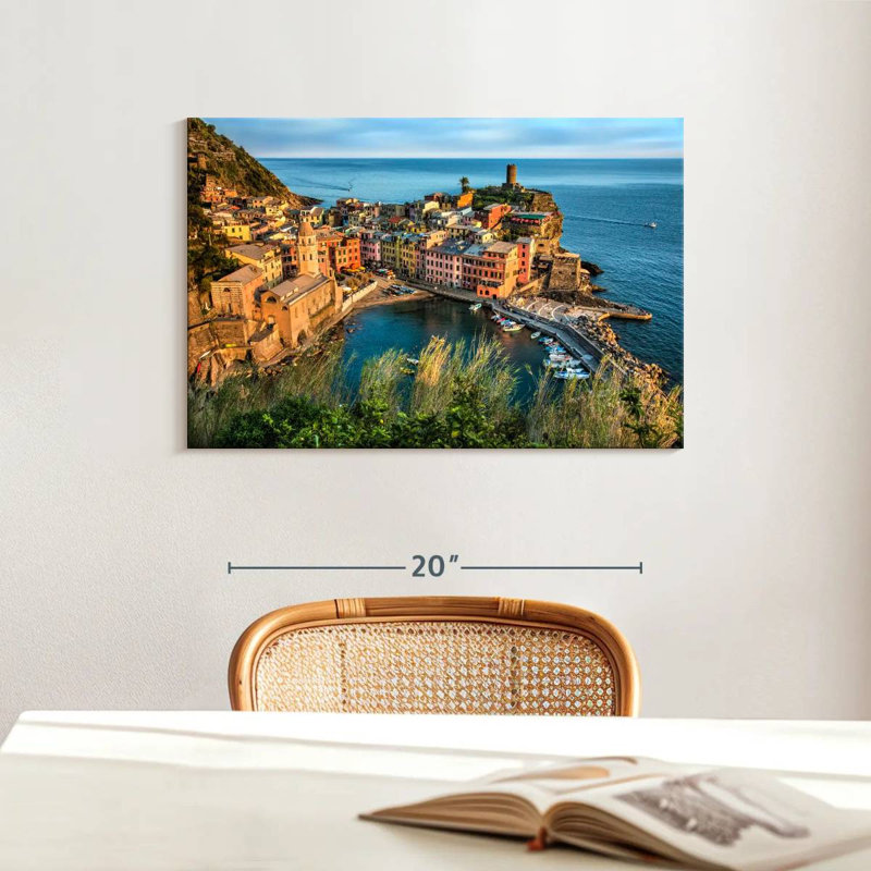 Gillard Vernazza dans les Cinque Terre, H 16 po x l 24 po
