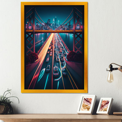 " Futuristic San Francisco Neon II "