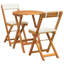 2 - Person Wood Patio Dining Set with-743368320