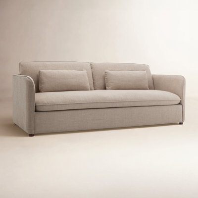 Faye 84” Pillow 2-Over-Bench Seat Sofa