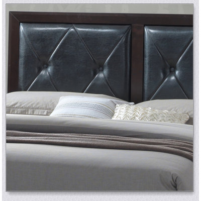 Faux Leather Full Bed