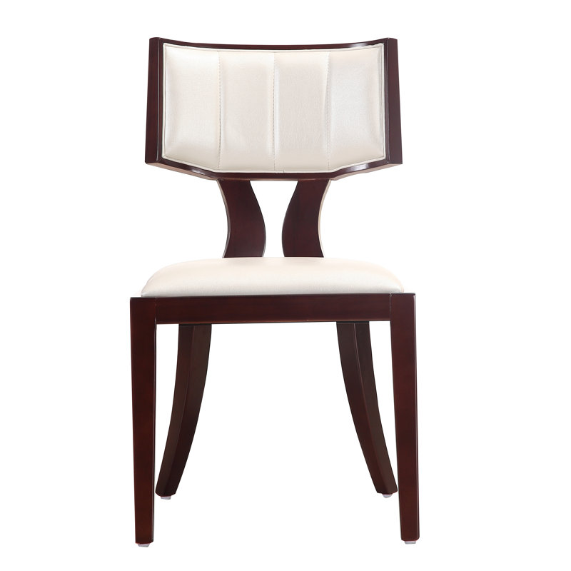 18.5'' H Upholstered Side Chair, Cream