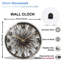 Horloge murale moderne 12 po