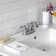 Quadras Ceramic Rectangular Console Bathroom Sink with Overflow