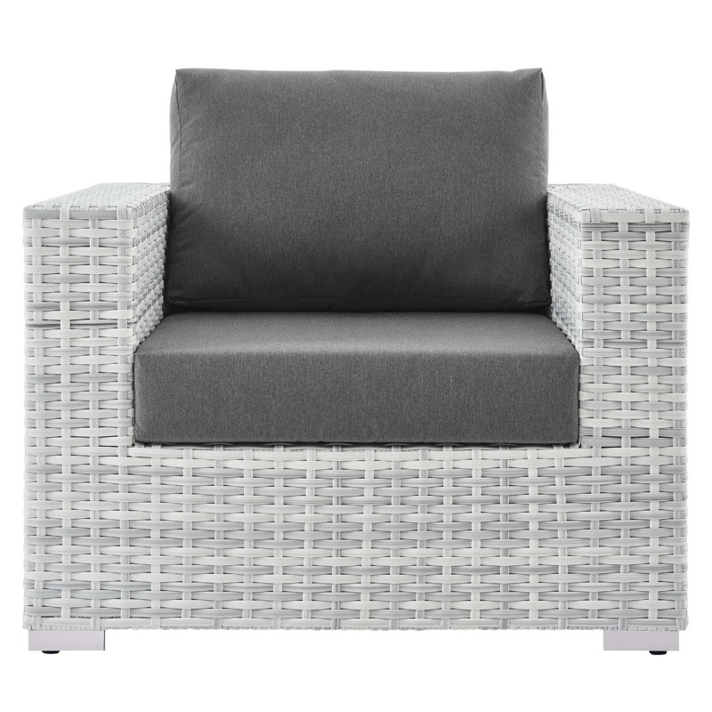 Fauteuil d'extérieur Convene, Gris anthracite