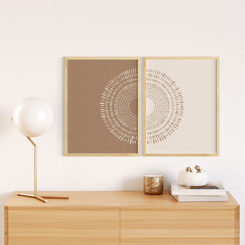 Peintures décoratives en panneau de fibres à densité moyenne (2 pièces), conception élégante, 19,7 po x 13,8 po | 100% panneau de fibres à densité moyenne (épaisseur: 0,1 pouce) et cadre 100% bois massif (épaisseur: 0,8 pouce) | Parfait pour la décoration intérieure et les amateurs d'art