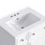 Meuble-lavabo de 24 pouces avec lavabo en céramique, 2 tiroirs et 1 porte pour petits espaces-143310212-143310213