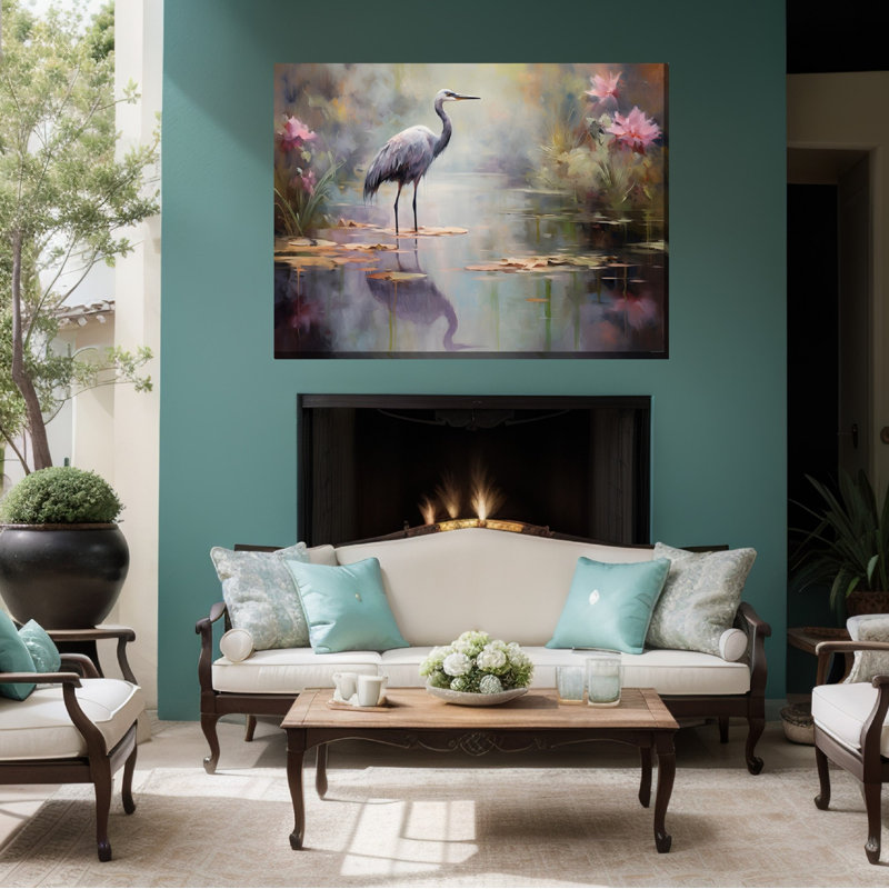 Reflection Pond Outdoor Canvas Art