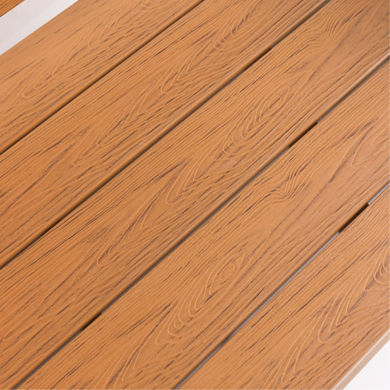 Wood-Grain Imitation Wood Side Table, Simple Yet With A Touch Of Texture. A Small Tabletop For Outdoor Picnics., Teak