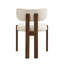 Boucle Upholstered Side Chair in Beige-964629866-964629867