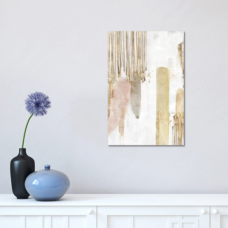 Band Of Gold I by Isabelle Z - Print on Canvas, 30.48 cm H x 45.72 cm W, Wrapped Canvas
