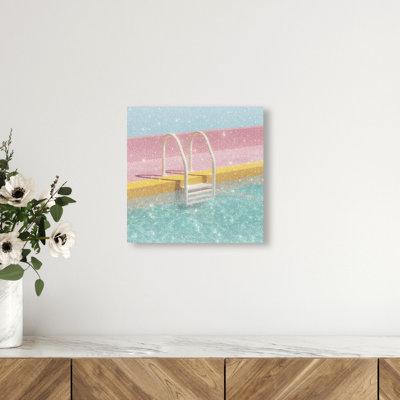 Poolside Symmetry I Print by Oliver Gal