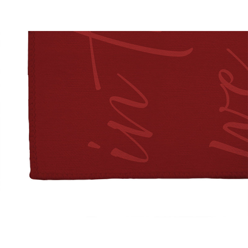 Tapis d'entrée In the meadow, Rouge, L 60 po x L 84 po