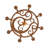 Ganon 8 - Light Steel Dimmable Chandelier