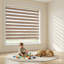 Store zébré Shadesu pour fenêtres, l 54 po x H 72 po, noir, abat-jour zébré à double couche sans contrôle, contrôle de la lumière pour le jour et la nuit, stores transparents pour fenêtres d'intérieur, chambre à coucher, cuisine-2127062087-2127062080