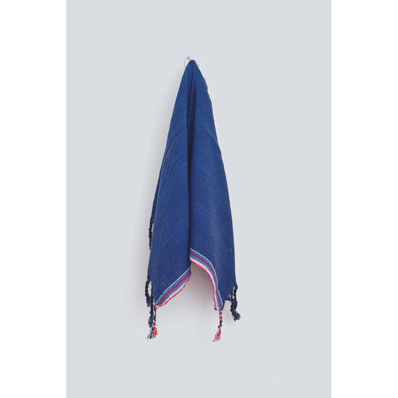 Débarbouillette bleu Aegean Indigo