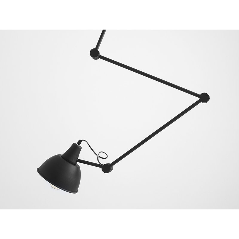 Culpeper 1 - Light White Dome Pendant, Black