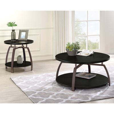 Ensemble de tables basses rondes 2 pièces Starrett