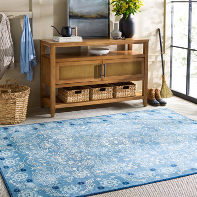 Tapis floral lavable à la machine MSRW 194 Performance