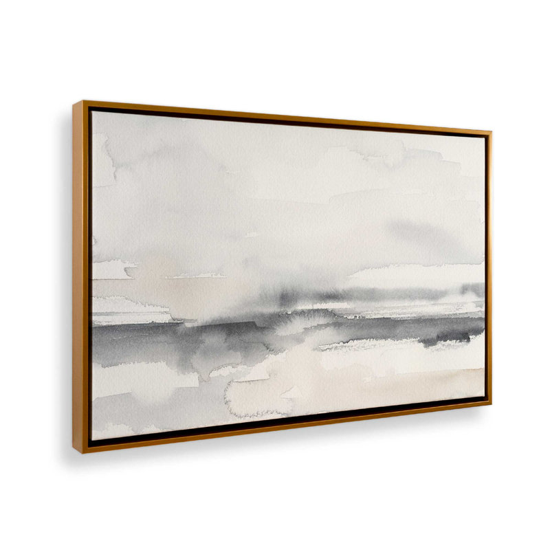 Timeless Tides II, reproduction sur toile dans un cadre, H 12,75 po x l 18,75 po, Or poli
