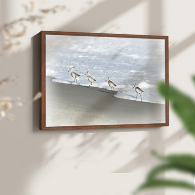 «Sandpipers II», reproduction encadrée