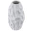 Vase de table en céramique blanc mat