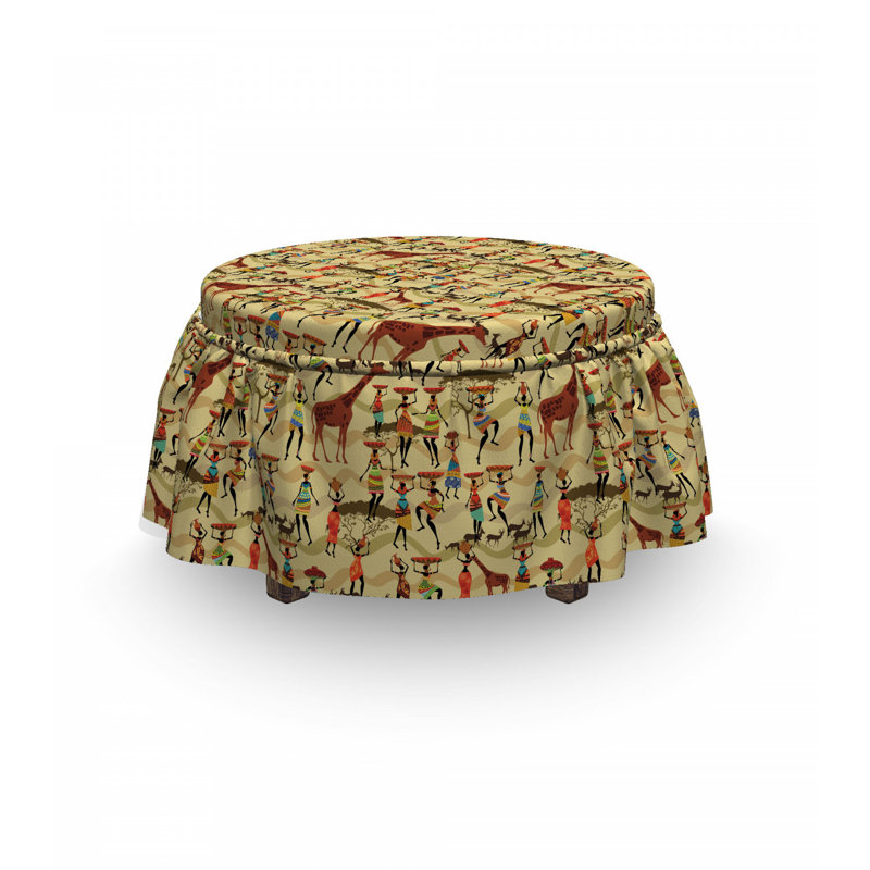 Housse pour repose-pieds femme animaux