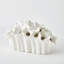 Flora Coral Bouquet-Matte White