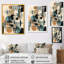 «Blue and Black Geometric Shadows III - Minimalisme», impressions d'art mural-1210428020-1210428021