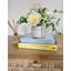 Arrangement de fleurs artificielles jaunes