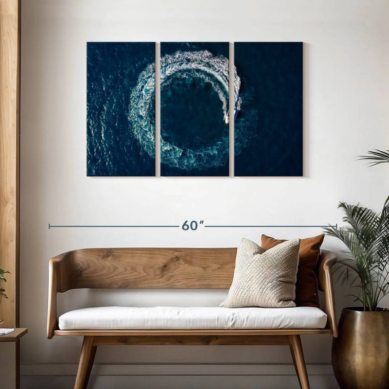 Mehar Boat Loop At Sea, 28" H x 45" W