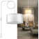 Plug in Pendant Light, 15FT White Cord Hanging Lights with Plug in Cord, Hanging Light