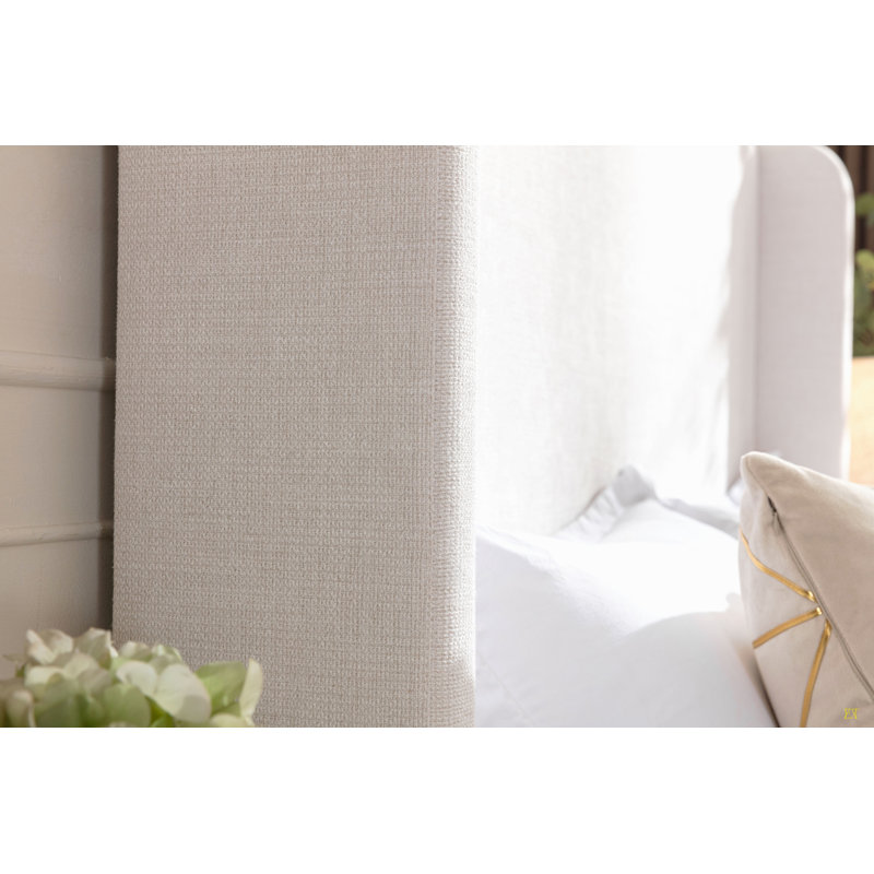 Upholstered Wingback Bed, Queen