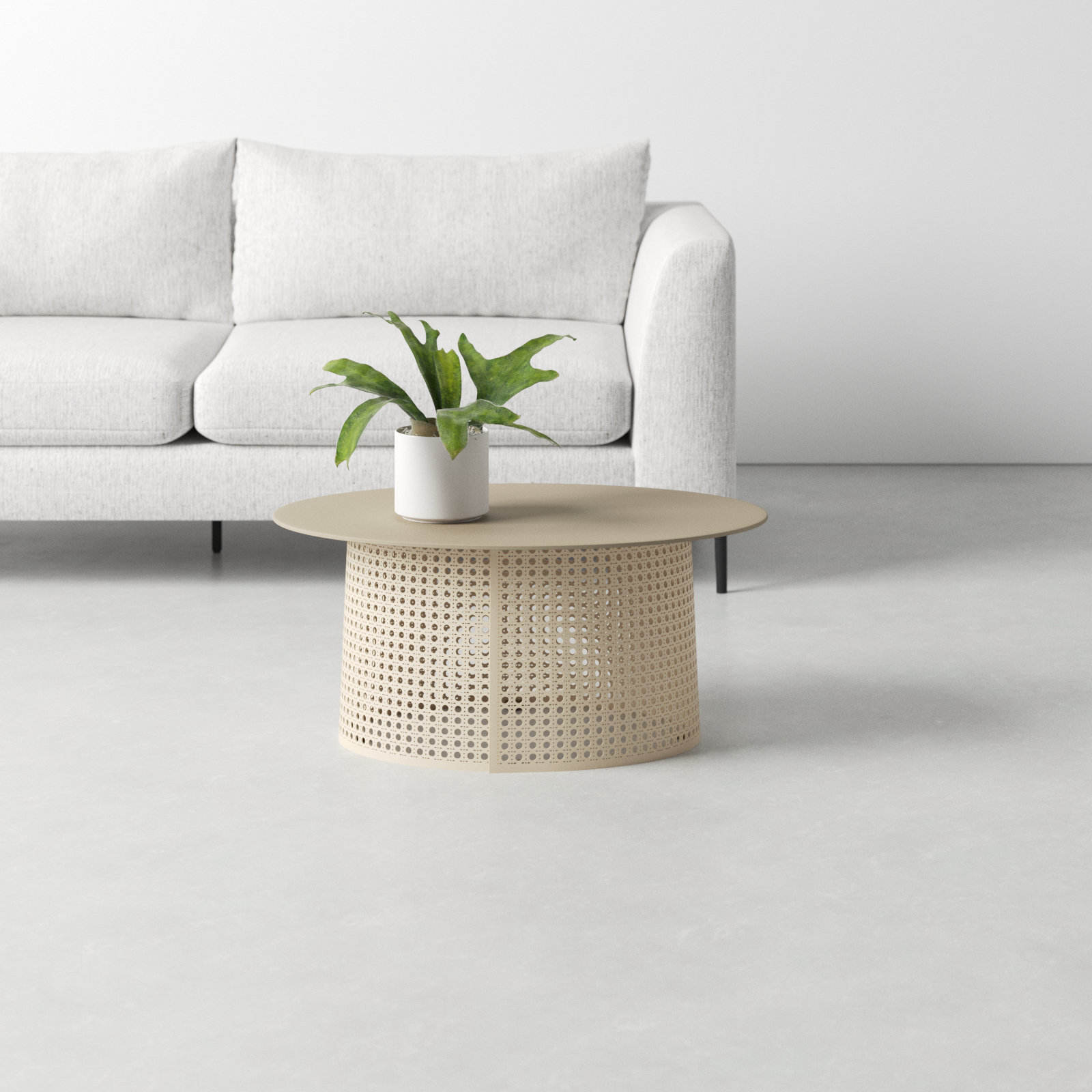 Pesky Coffee Table, Cream