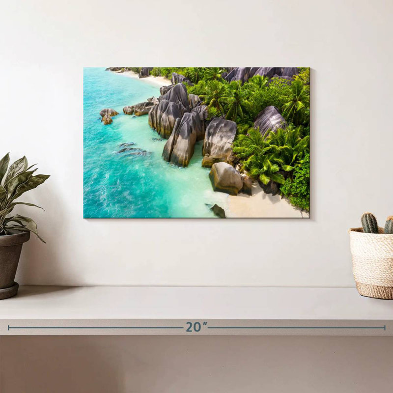 Gillard Scenic Anse Source D'Argent, H 8 po x l 12 po