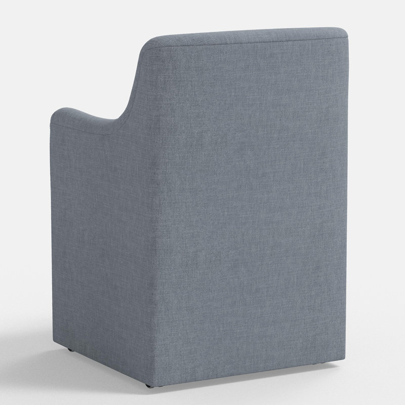 Upholstered Armchair, Performance Textured Weave River