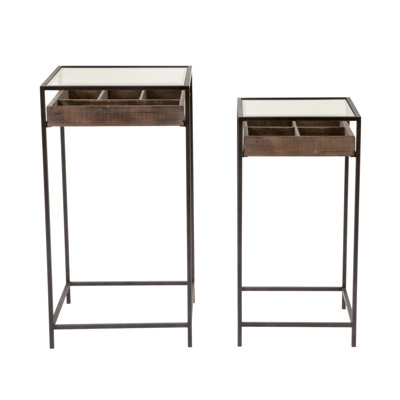 Kaylah Nesting Tables with Storage