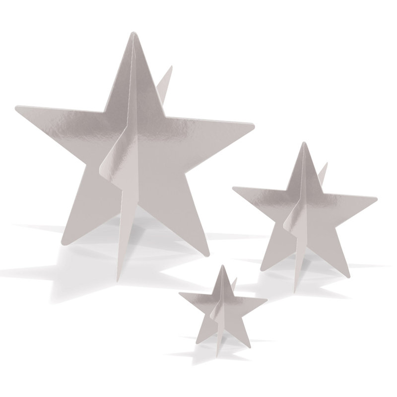 Centres de table 3-D, Argent