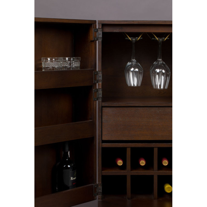 Solid Wood Bar Cabinet