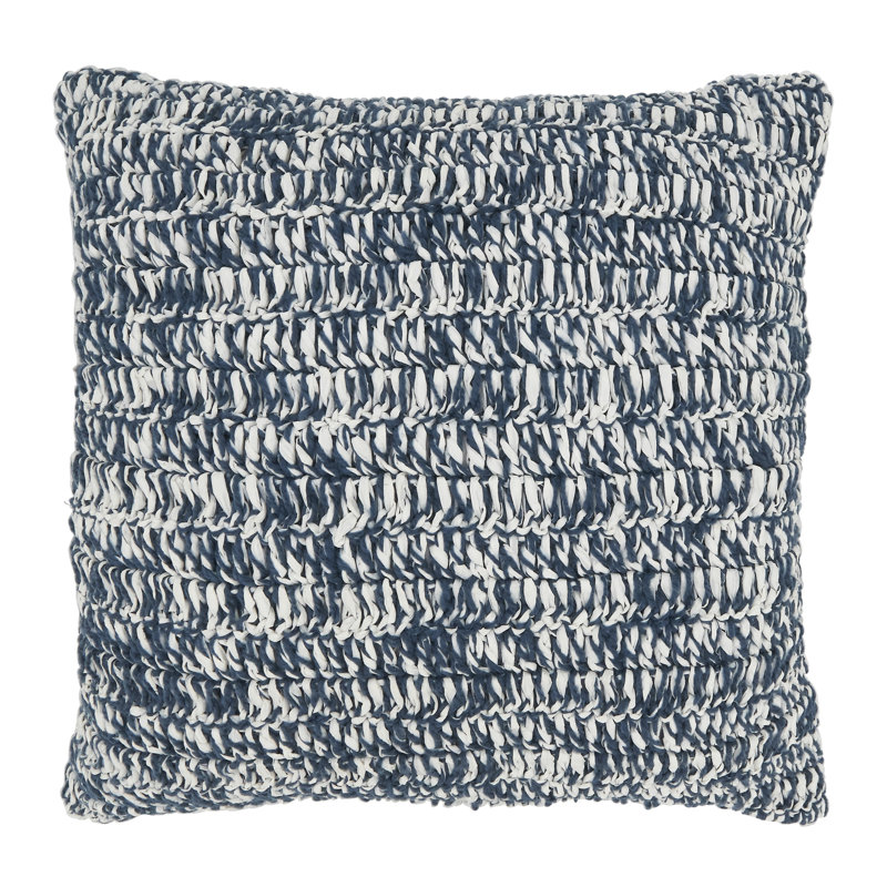 Coussin décoratif intérieur / extérieur en polyester Raffia Collection, Naturel