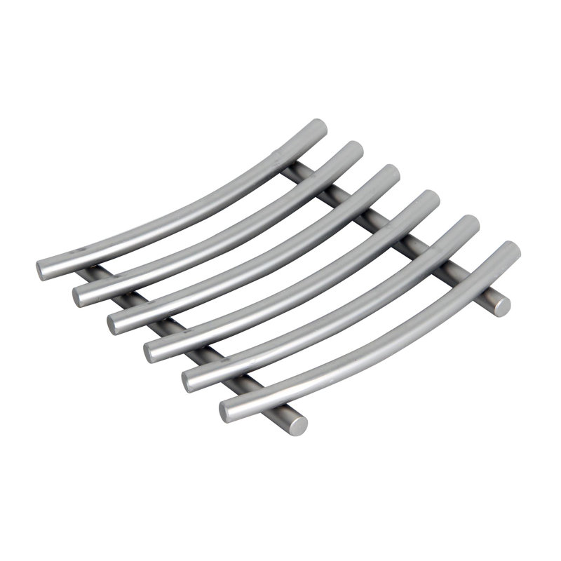 Trépied en acier à préparation abstraite Simplicity, nickel satiné